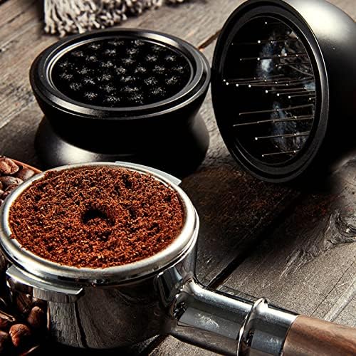 FLEXMAN Adjustable Coffee Distributor, 22 Needles Coffee Powder Distributor with Metal Rotating Handle Fixed Cove, Rofessional Espresso Coffee Powder Stirring Tool (51mm) - Image 6