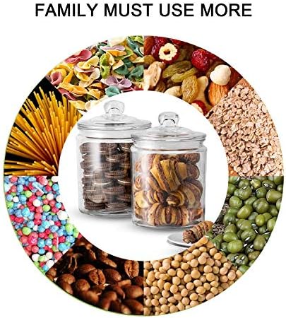 Maredash Glass Jars 32oz, Candy Jar with Lid 6 Pack - Image 6