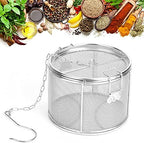 Stainless Steel Spice Seasoning Strainer Tea Ball Strainer Soup Seasonings Seperation Basket Spice Filter Kitchen Tools(14 * 10cm) - Image 3