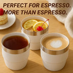 2 Pack 4 oz Espresso Cup with 2 Pack 6 oz Espresso Mug - Image 6