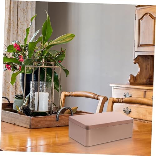 Boxes Storage Box Tea Storage Containers Candy Storage Tin Jar Metal Tea Tin Loose Tea Leaf Tin Container Coffee Tea Canister Candy Tins Cans Spice Tin Gift Coffee Can Iron-Silver+Goldenx2pcs - Image 4