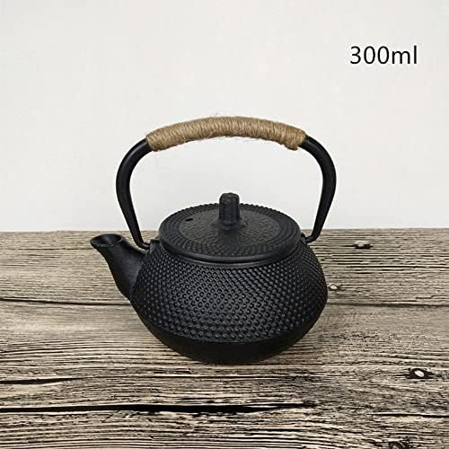 Teapot Cast Iron Teapot Water Boiling Kettle Household Tea Making Set 850ml Japanese Tetsubin Iron Bottle Vintage Tea Cup Saucer Set Teapot Kettle,900ml Teapot - Image 7