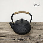 Teapot Cast Iron Teapot Water Boiling Kettle Household Tea Making Set 850ml Japanese Tetsubin Iron Bottle Vintage Tea Cup Saucer Set Teapot Kettle,900ml Teapot - Image 7