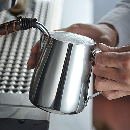 Stainless Steel Sauce Pitcher, Bell Shaped Cream Pitcher Cream Pitcher with Handle, Gravy Boat (One Color 600ml) - Image 5