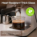 YARRAMATE Espresso Shot Cups (3.4oz/100ml) & Milk Frother (Black) - Image 3