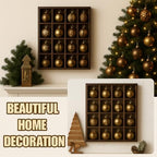 Cinnvoice Christmas Ornament Displays Rack, Brown, 16 Compartment - Image 5