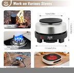 Espresso Machine, 4 Cups Stovetop Moka Pot, 200ml Portable Espresso Coffee Maker, Stainless Steel Coffee Pot with Electric Stove, Stainless Steel Italian Coffee Machine Maker - Image 4