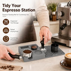 Silicone Espresso Tamping Station，Tamping Mat for Coffee Bar - Image 2
