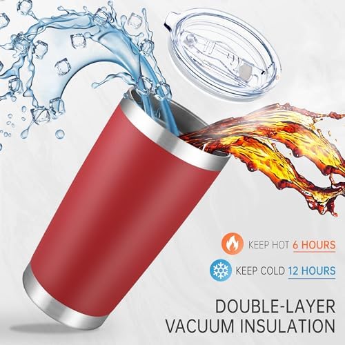 20 oz Tumblers Bulk Stainless Steel Tumbler with Lid, 12 Pack - Image 2