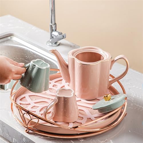 Water Pitcher Tea Cup Kettle Ceramic Cup Family Set Water Cup Water Set Tea Set Home Living Room Water Jug - Image 7