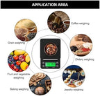 Digital Scale, with Timer for Food Balance Weighing Mini Household Scale Electronic Coffee Digital LCD 3kg 0.1g Kitchen Scales(Coffee 5kg 0.1g) - Image 7