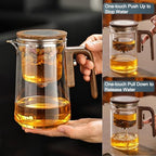 600ml/20.3oz Magic Witchcraft Enchanted Glass Teapot with Strainer - Image 2
