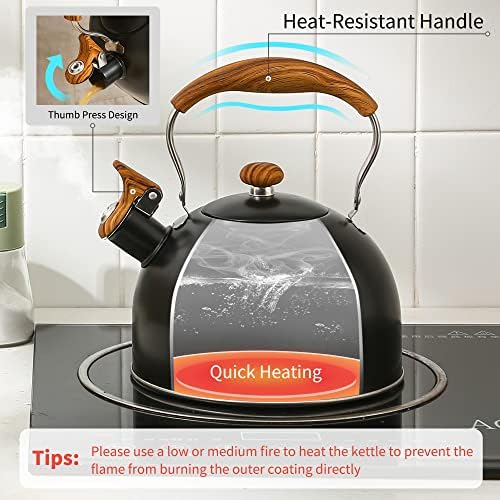 LONFFERY Tea Kettle for Stove Top - Image 3