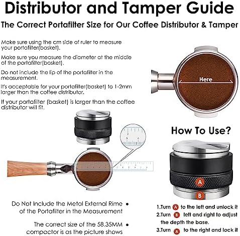 MATOW 58mm Coffee Distributor and Tamper Dual Head - Image 5