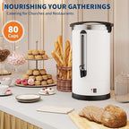 Garvee 80 Cup Commercial Coffee Urn, 12L Stainless Steel - Image 5