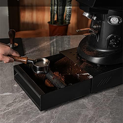 DIBTSA Espresso Knock Box Drawer, 2.5L Capacity Stainless Steel Detachable Coffee Ground Knock Container, For Home, Office, Restaurant and Coffee Shop (Black) - Image 5