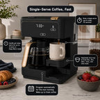 Multi-Brew Coffee Maker – 12-Cup Carafe & Single-Serve Pod or Grounds, Iced Coffee Mode, Programmable Touch Display, Includes Filters (Black Sesame) - Image 5