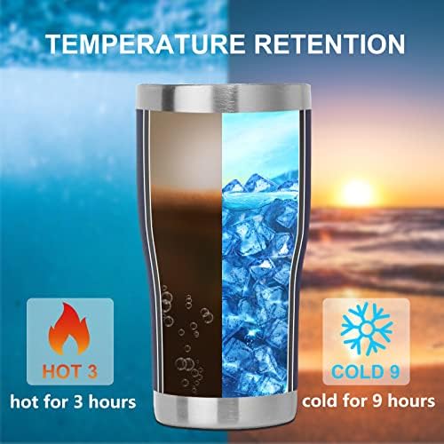 DOMICARE 20oz Tumbler with Lid Stainless Steel Tumblers Bulk, Double Wall Vacuum Insulated Coffee Travel Mug Powder Coated Tumbler, 8 Count (Pack of 1) Navy - Image 3