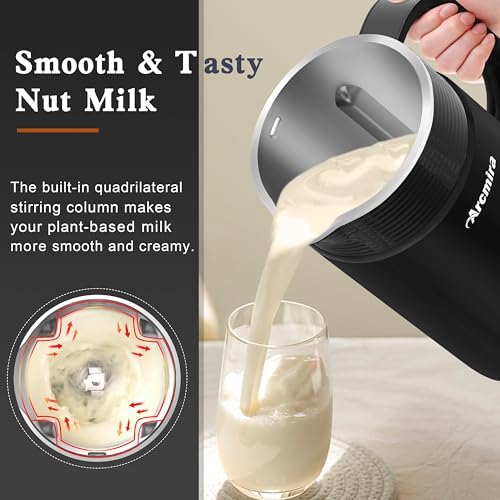 Arcmira 6 in 1 Nut Milk Maker Machine, 20oz(600ml) Soy Milk Maker Machine - Image 7