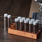 Barista Essentials Kit Single Dose Coffee Bean Cellar, Black Dosing Cup, RDT Water Spritzer & Stainless Steel Milk Steaming Pitcher - Image 2