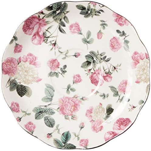 Gracie China by Coastline Imports Pink Rose Bouquet Rose Chintz 11-Piece Tea Set - Image 5