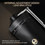 Timemore S3 Manual Coffee Grinder - External Adjustment with Stainless Steel Patented Burr | Hand Coffee Grinder Hign Presicion | Premium Timemore Grinder Chestnut S3, Black - Image 2