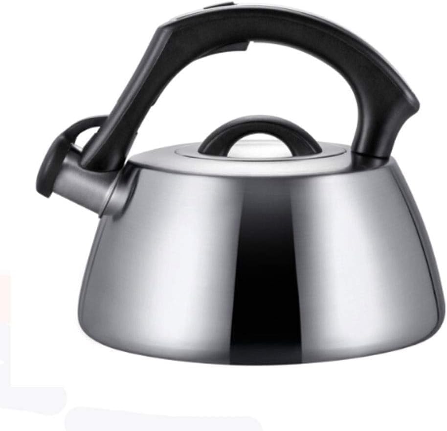 Tea Kettle 3 Liter Stainless Steel Whistling Tea Kettle - Modern Stovetop Whistling Tea Pot Stove Top Water Kettle with Cool Grip Ergonomic Handle Stove Top WHI, by Unknown