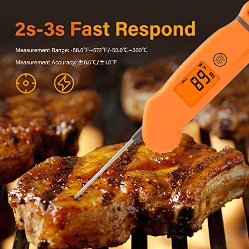 Inkbird Rechargeable Waterproof Digital Instant Read Thermometer IHT-1S - Image 2