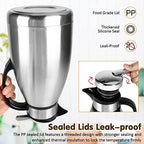 102 Oz Coffee Carafes for Keeping Hot, Stainless Steel Thermal Carafe - Image 5