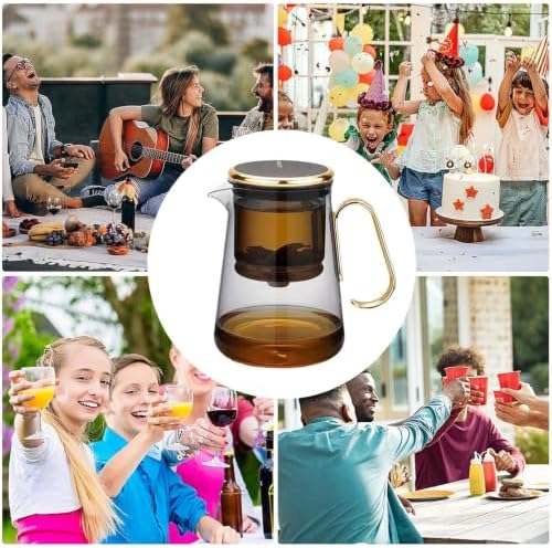 Glass Tea Kettle, Infuser Brewer Daily, Green Oolong, Hot Cold Use - Image 4