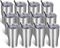 VEGOND 20oz Tumbler Stainless Steel Tumbler Cup with Lid And Straw Vacuum Insulated Double Wall Travel Coffee Mug(Stainless 12 Pack) by VEGOND