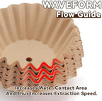 Percolator Coffee Filters, 5 Cup Coffee Filter, 100/200/300pcs Percolator Coffee Filters, for Farberware, Primula, Coletti, Elite Gourmet, Disposable Coffee Filter Unbleached (200) - Image 7