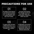 120V Titanium & Glass Electric Tea Kettle, Pro Steam Extraction for All Teas (Green, Black, Oolong), 11 Temp & 10 Strength Levels, 1.2L, 12H Keep Warm, BPA-Free, 1 Infusers - Image 3