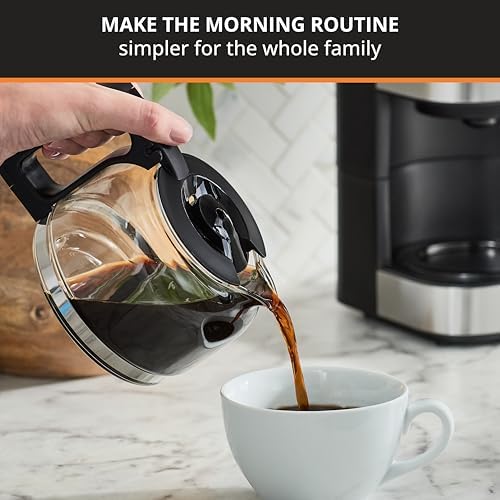 KRUPS Simply Brew Compact 5 Cup Coffee Maker: Stainless Steel Design, Pause & Brew, Keep Warm, Reusable Filter, Drip-Free Carafe (Pack of 4) - Image 3