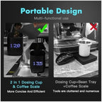 Digital Dosing Cup Coffee Scale Display Tray Precise Scale Measuring Cup Kitchen Barista Tools Espresso Accessories - Image 3