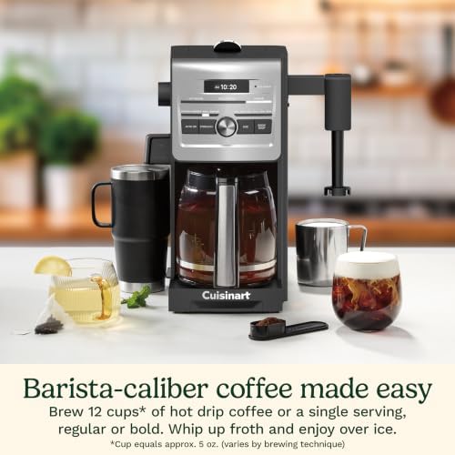 Cuisinart 3-in-1 Coffee Maker, 12 Cup Programmable, Hot & Iced, Stainless - Image 3