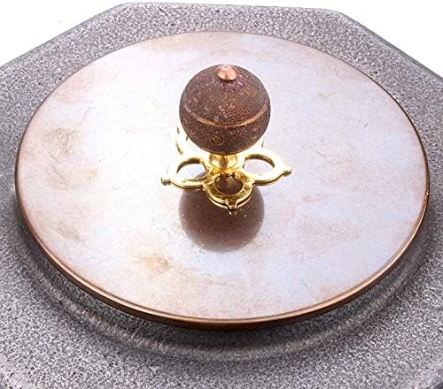 KYUSAR Japanese Cast Iron Teapot Chinese Teapot 1.2L Cast Iron Kettle Pot Inside and Outside Uncoated Original Iron Pot Handmade Iron Chinese Style Iron Pot Tetsubin Tea Pot - Image 3