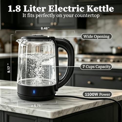 1.8L Electric Kettle for Tea and Coffee - Image 2