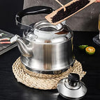 Whistling Tea Kettle for Stove Top, Stainless Steel Whistle Teapot with Infuser, Hot Water Teapot for All Stovetops(2L) - Image 6