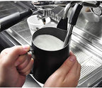 Milk Frothing Pitcher Coffee Milk Frother Cup Stainless Steel Creamer Pitcher, Cup Container For Serving Milk, Coffee Cream, Salad Dressing, Maple Syrup(350ML/11.83oz) - Image 4
