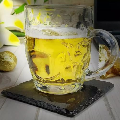 12pcs Natural Stone Coasters, Non-Slip Whiskey and Wine Glass Pads - Image 4