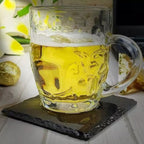 12pcs Natural Stone Coasters, Non-Slip Whiskey and Wine Glass Pads - Image 4