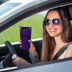 20 oz Tumbler Bulk Stainless Steel Tumblers with Lids and Straws Purple - Image 6