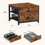 Plaviya Tea Bag Organizer and Storage with 2 Drawers for Countertop - Image 2