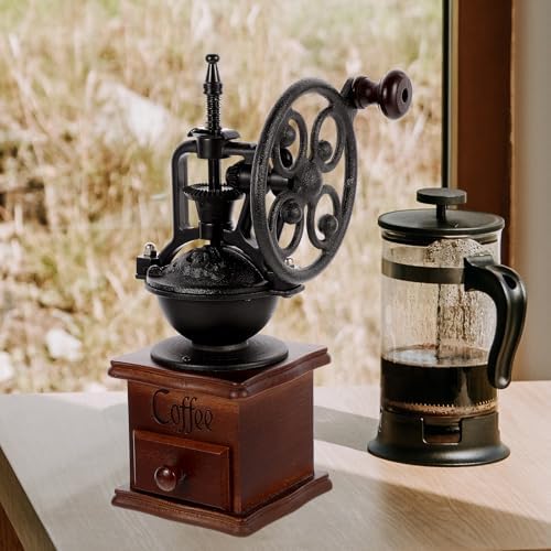 Vintage Mini Manual Coffee Grinder with Grinding Cone for Travel - Image 5