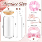 SiliFine 6 Set Pink Bow Birthday Gifts Spa Sleepover Slumber Party Favor - Image 2