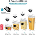Vtopmart Airtight Food Storage Containers with Lids, 24 pcs, Gray - Image 2
