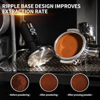 Bincoo Espresso Coffee Tamper 51mm,30lb Spring-Loaded Calibrated Tamper-Stainless Steel Base Espresso Coffee Tamper for Barista Home Coffee Espresso Accessories (Black, 51mm) - Image 3