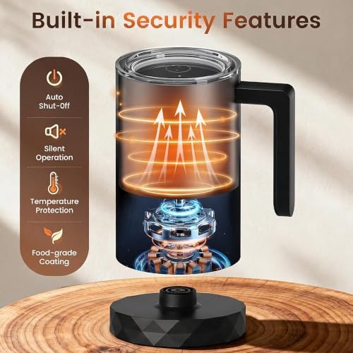 Electric Milk Frother and Steamer, 4-in-1 Hot & Cold Foam - Image 6