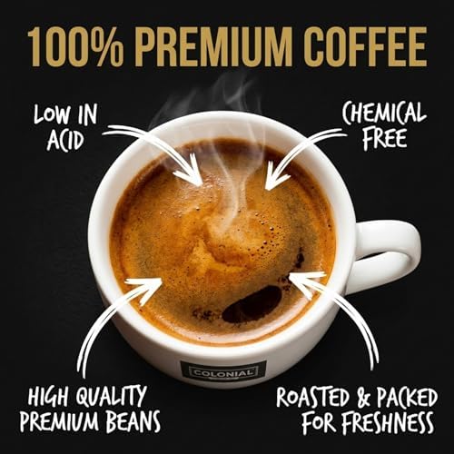 Colonial Coffee Breakfast Blend Medium Roast Hotel Packs, 0.5oz, 150 Ct - Image 4